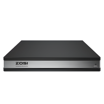 Zosi C182 4K PoE 16 Channel Security Camera System + 4TB Hard Drive - C182 4K PoE
