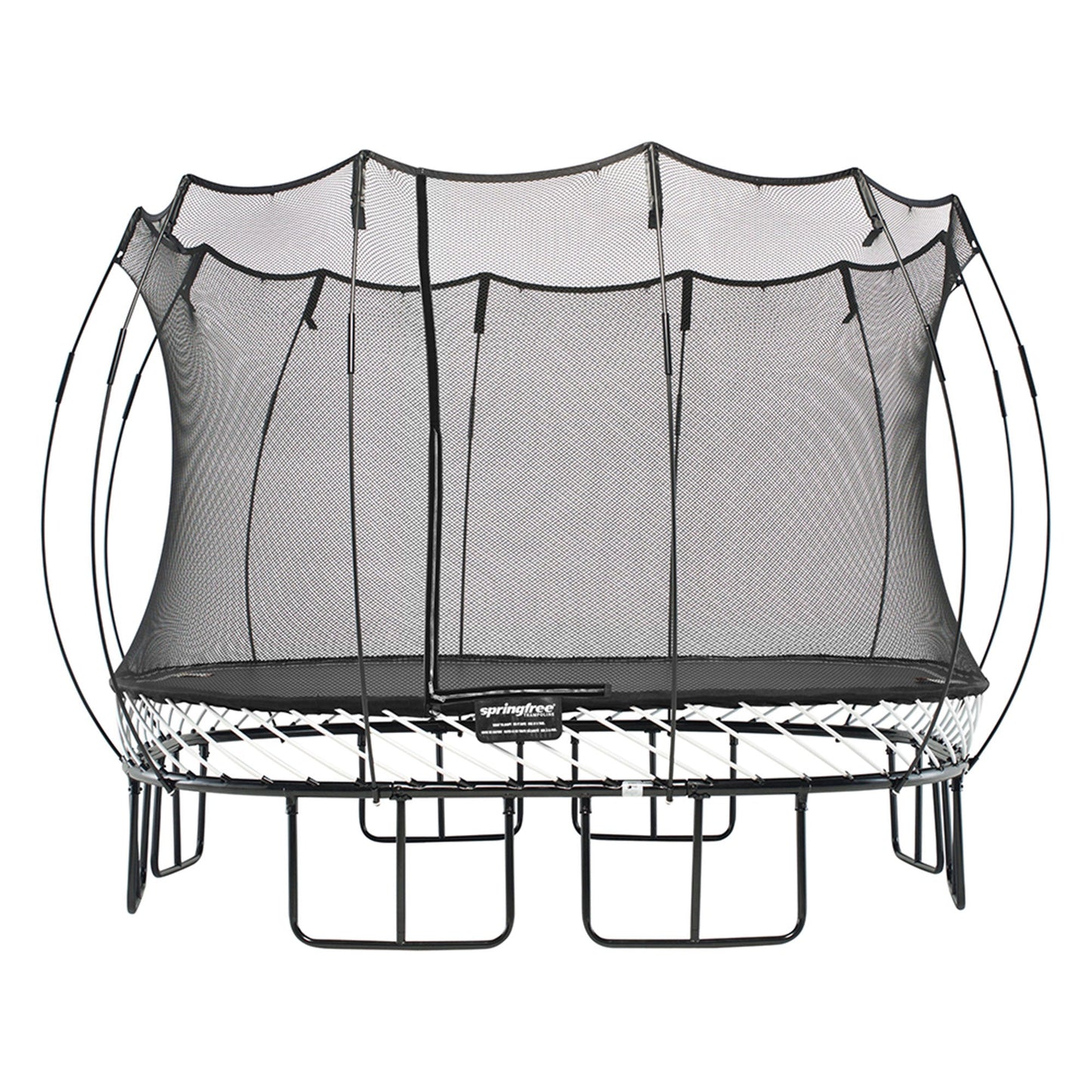 Springfree Trampoline Kids Square 11 Ft Trampoline & FlexrStep V2 Safety Ladder - 299775