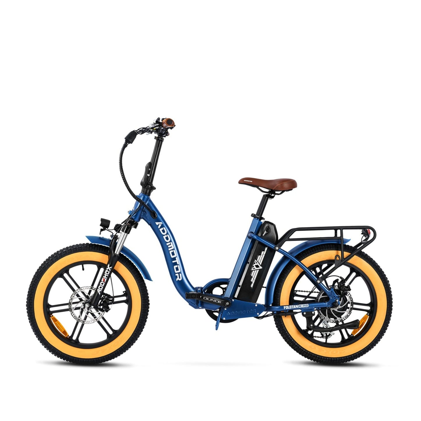 Addmotor 750W Foldtan M-140 2.0 Folding Fat Tire Electric Bike - EB-ADD-M140-BLK
